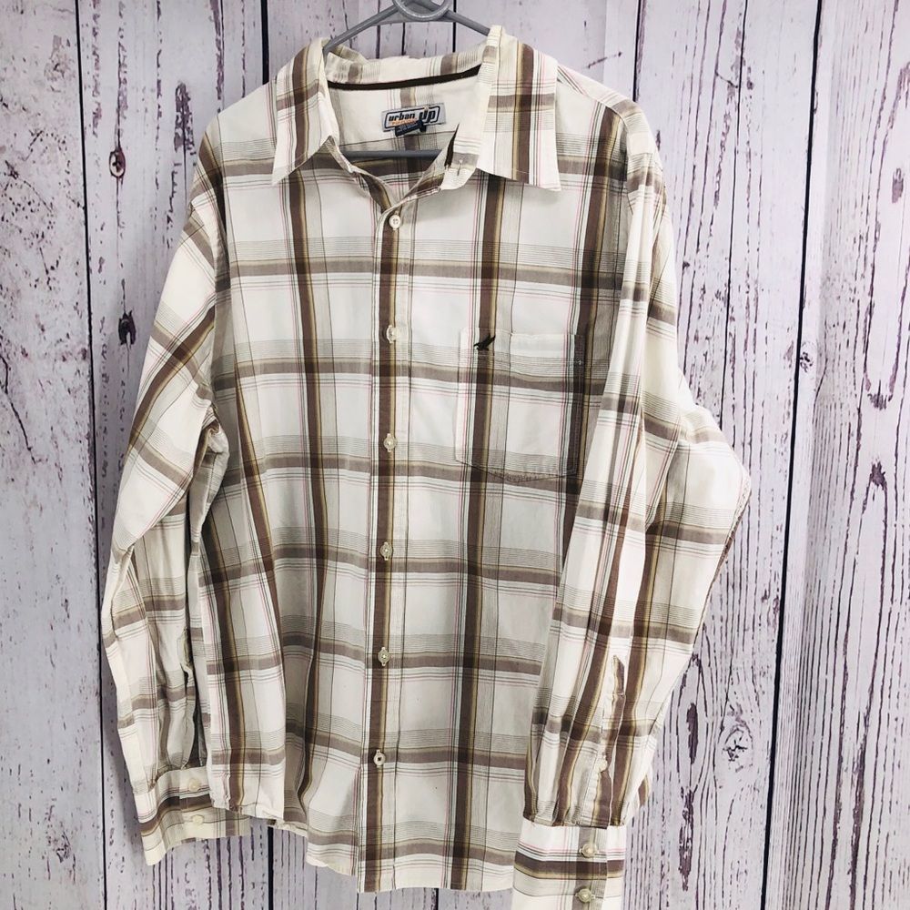 Urban up Button Front Long Sleeve shirt